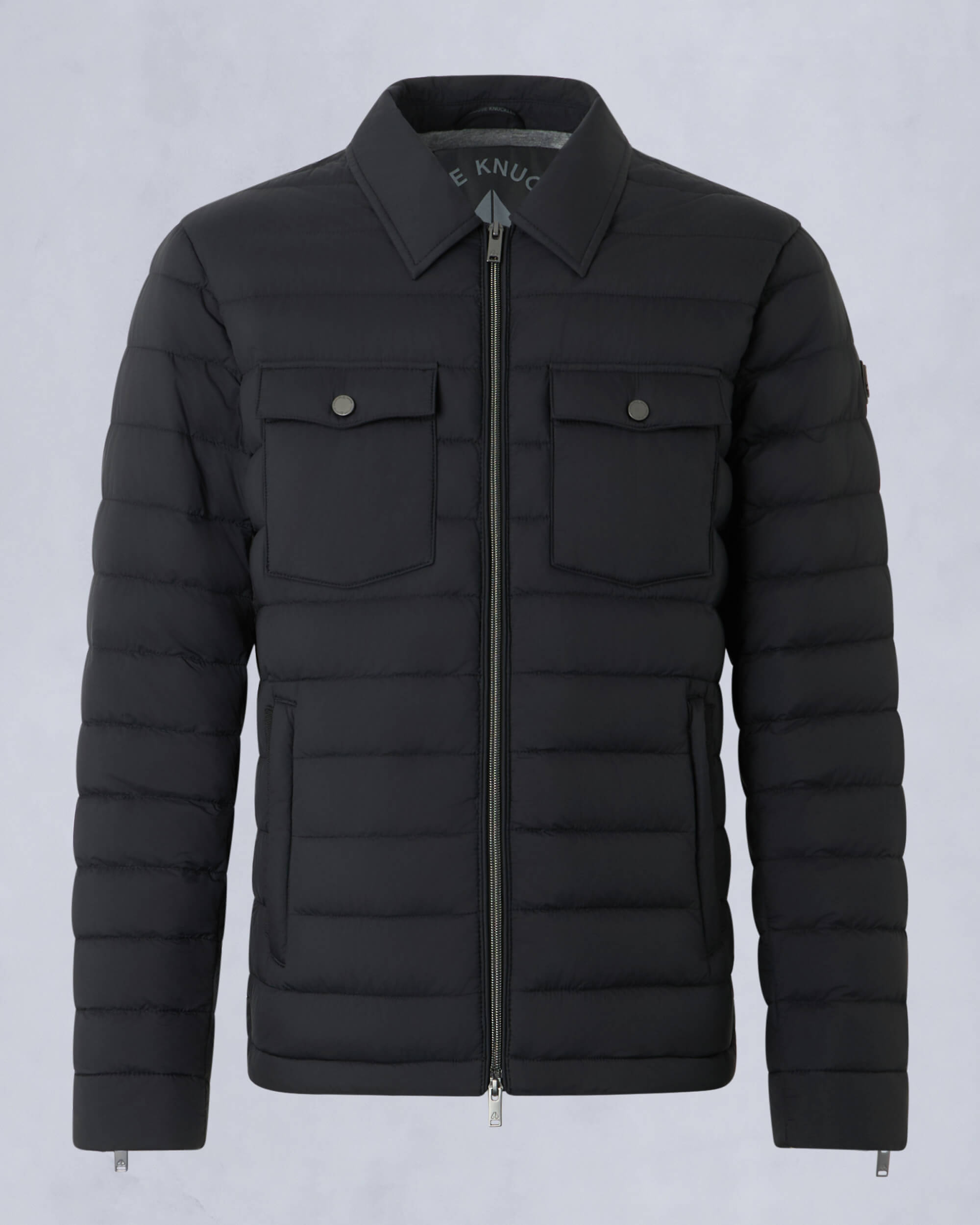 Moose Knuckles Mens Ashton Air Down Shirt Jacket Black M15MJ150 - GM