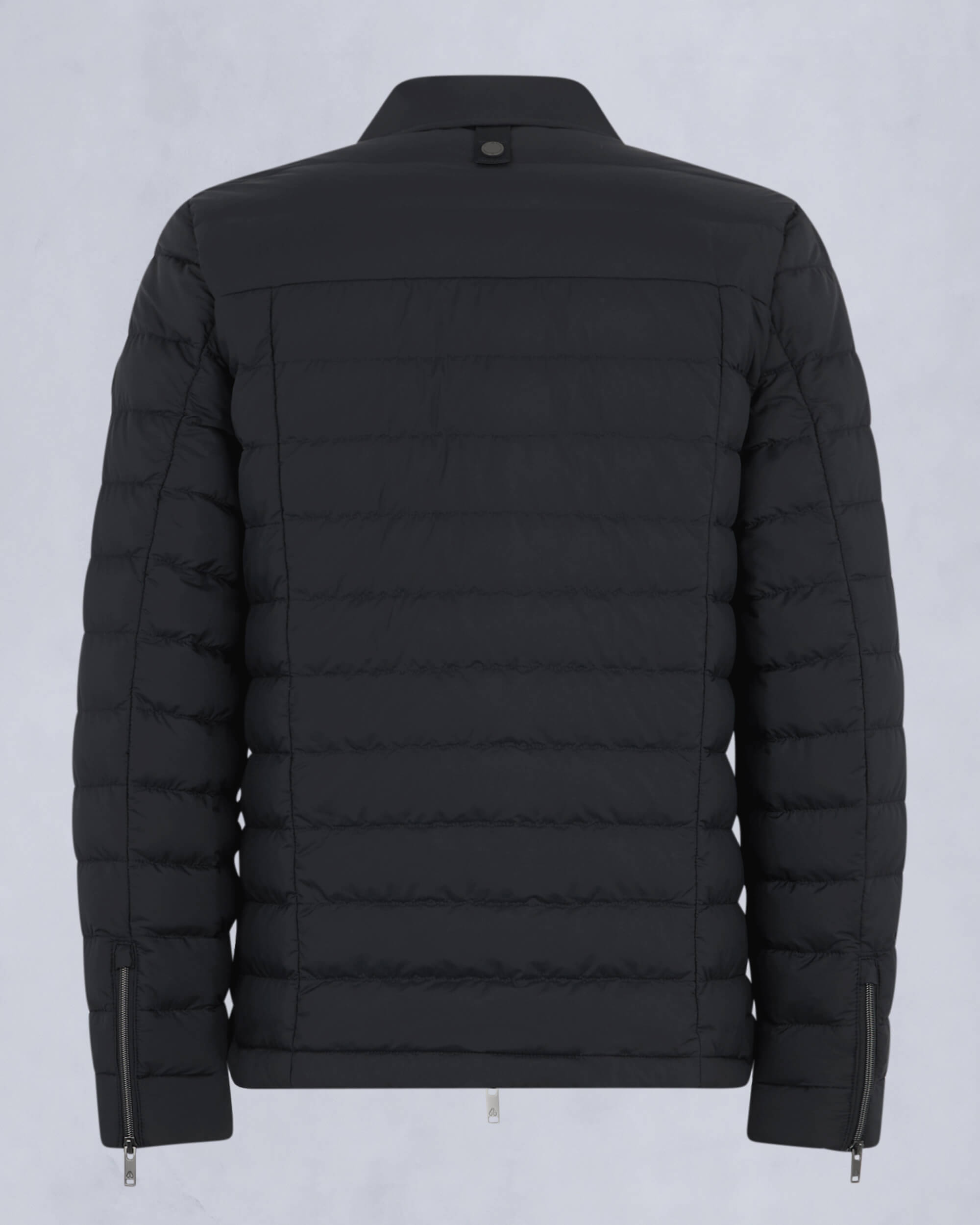 Moose Knuckles Mens Ashton Air Down Shirt Jacket Navy M15MJ150 Detail2