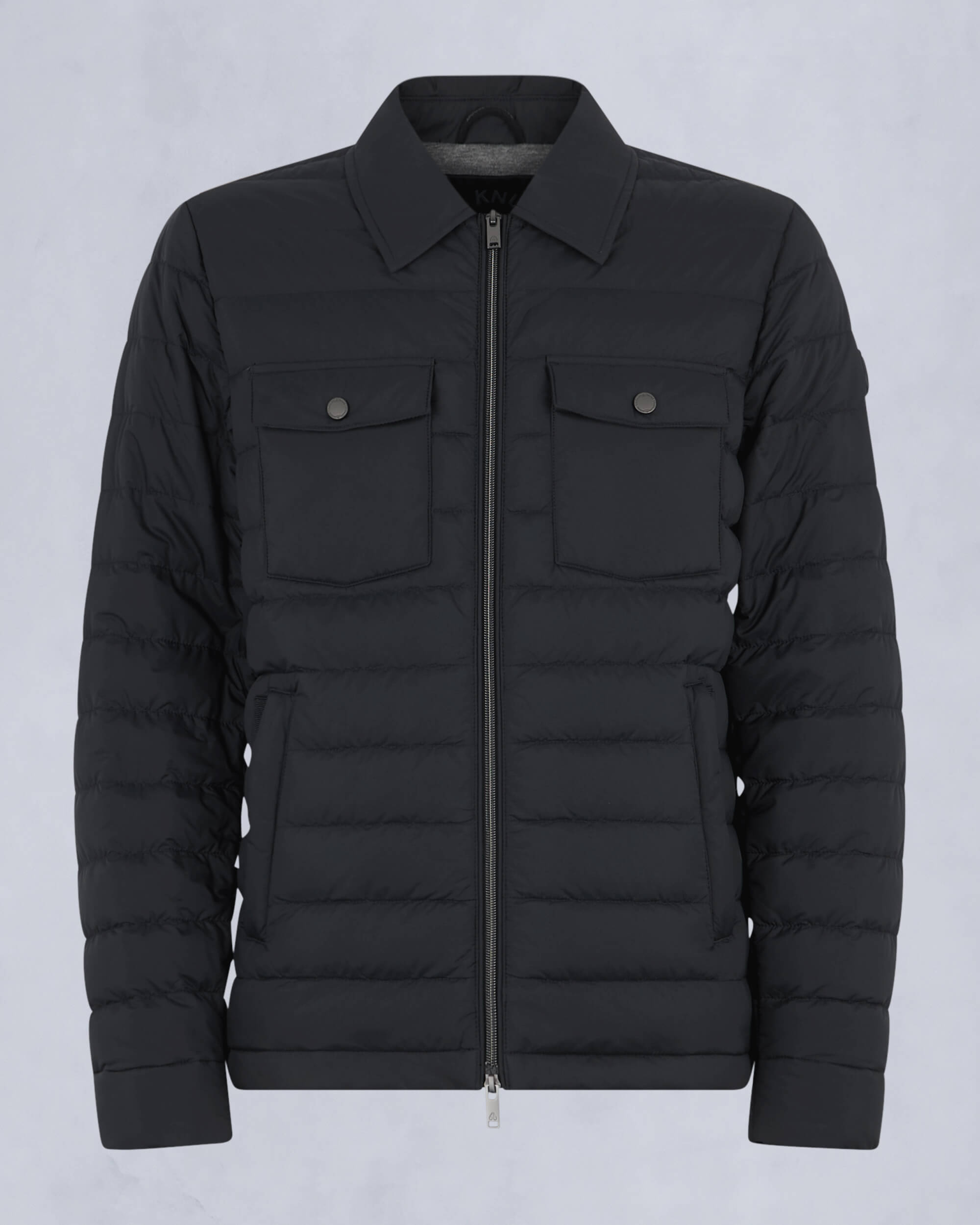 Moose Knuckles Mens Ashton Air Down Shirt Jacket Navy M15MJ150 - GM