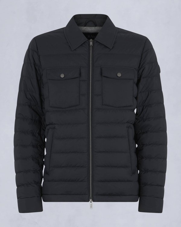 Moose Knuckles Mens Ashton Air Down Shirt Jacket Navy M15MJ150 - GM