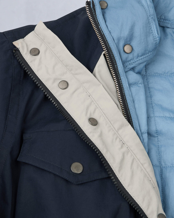 Moose Knuckles Mens Hudson Utility Jacket NAVY W/SEA M15MJ160 Detail1