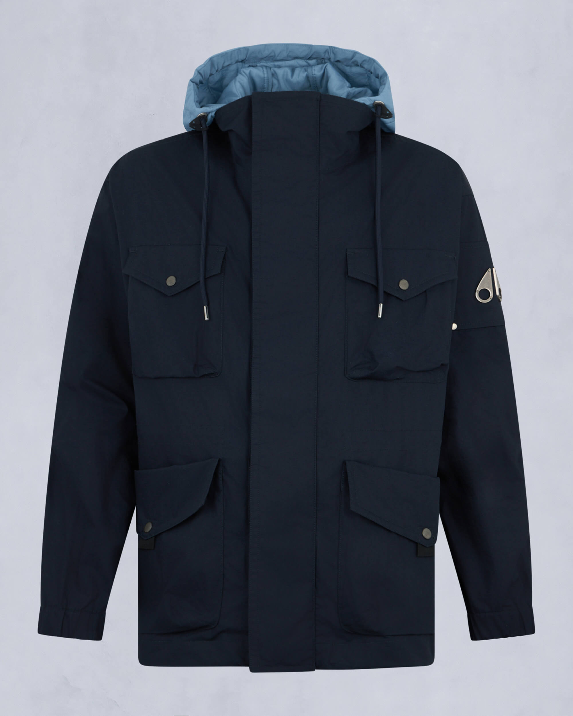 Moose Knuckles Mens Hudson Utility Jacket NAVY W/SEA M15MJ160 - GM
