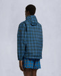 Moose Knuckles Mens Montagne Windbreaker NAVY PLAID M15MJ163 Back