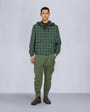 Moose Knuckles Mens Montagne Windbreaker GREEN PLAID M15MJ163 Front Category