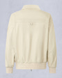 Moose Knuckles Mens Oxley Leather Bomber Jacket Bone M15ML305 Detail2