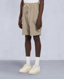 Moose Knuckles Mens Tristan Crinkle Drawstring Shorts Dusk M15MR755 Front