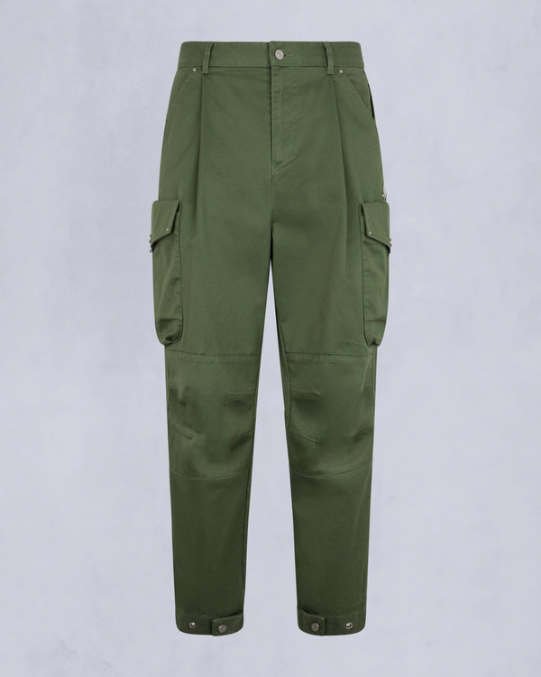 Moose Knuckles Mens Gaspe Cargo Pants KELP M15MR771 - GM
