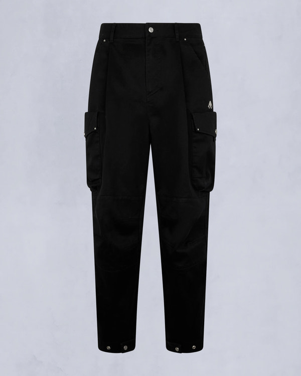 Moose Knuckles Mens Gaspe Cargo Pants Black M15MR771 - GM