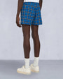 Moose Knuckles Mens CND Plaid Swim Shorts NAVY PLAID M15MR774 Back