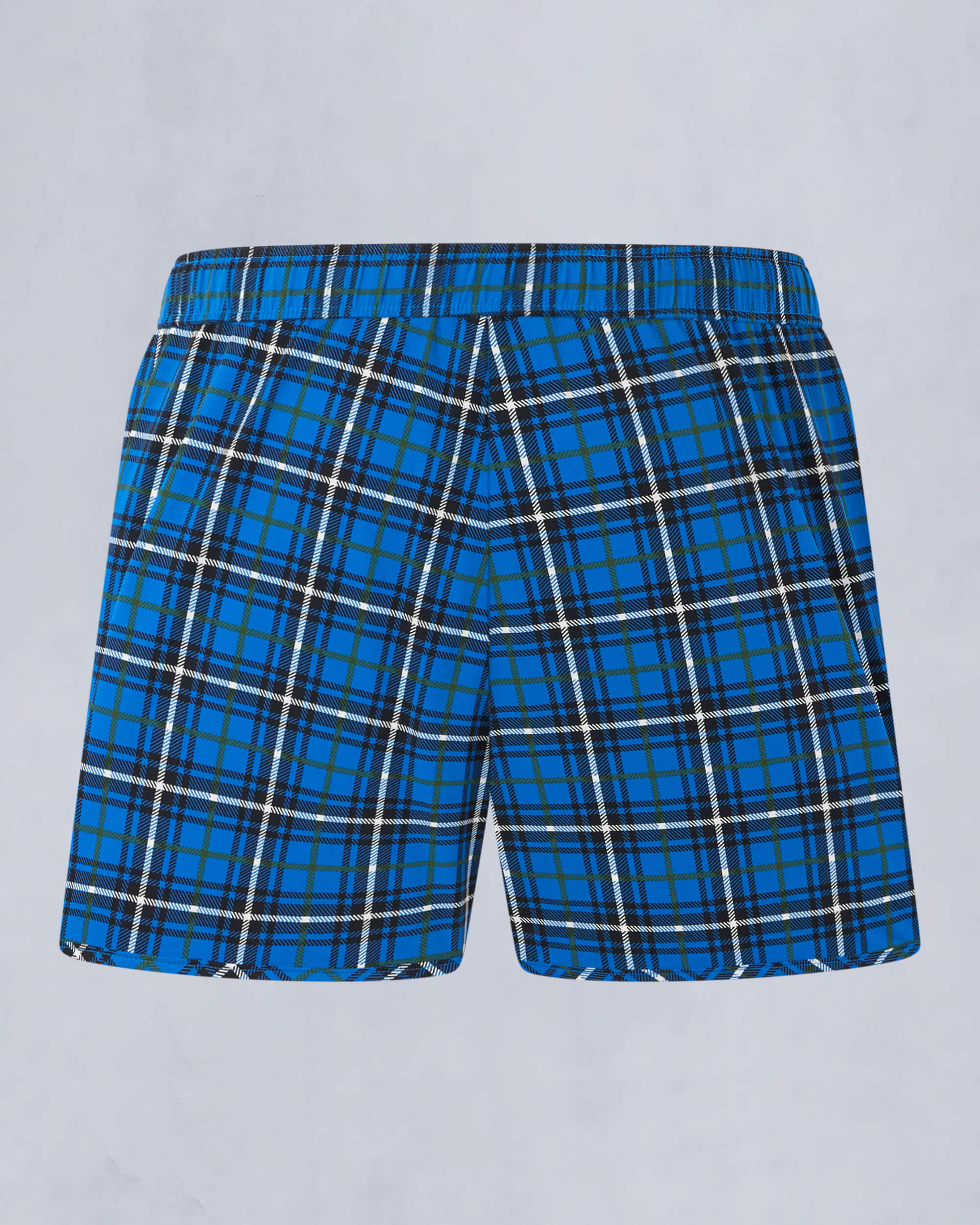 Moose Knuckles Mens CND Plaid Swim Shorts NAVY PLAID M15MR774 Detail2