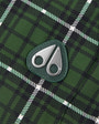 Moose Knuckles Mens CND Plaid Swim Shorts GREEN PLAID M15MR774 Detail1
