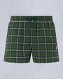 Moose Knuckles Mens CND Plaid Swim Shorts GREEN PLAID M15MR774 - GM