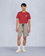Moose Knuckles Mens Dalon Drawstring Shorts Dusk M15MR807 Front Category