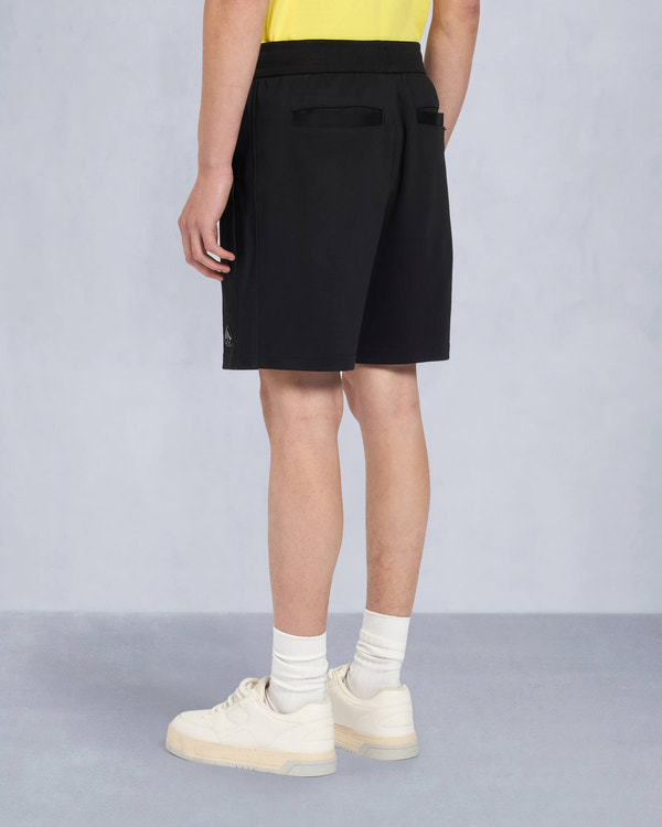 Moose Knuckles Mens Dalon Drawstring Shorts Black M15MR807 Back