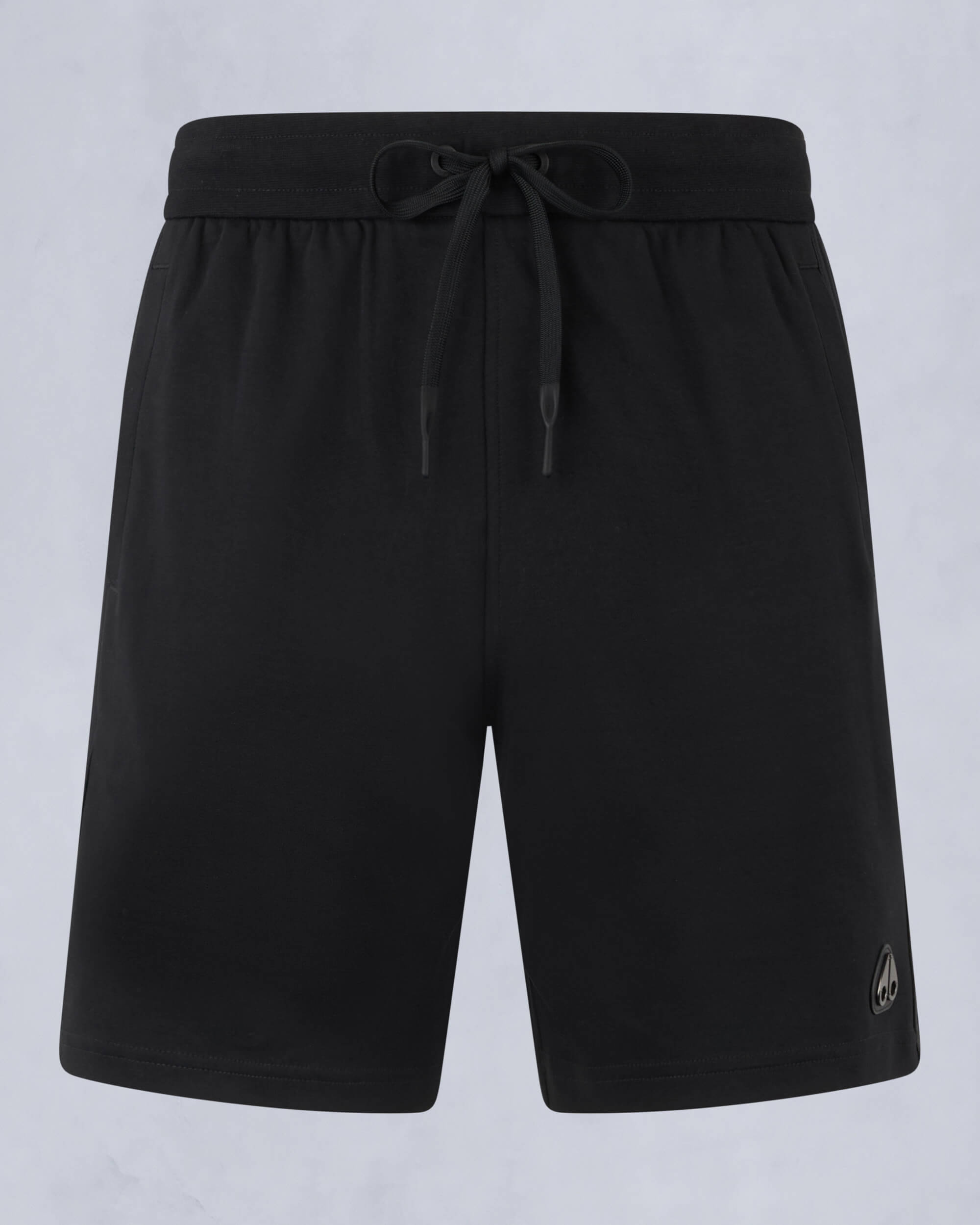 Moose Knuckles Mens Dalon Drawstring Shorts Black M15MR807 - GM