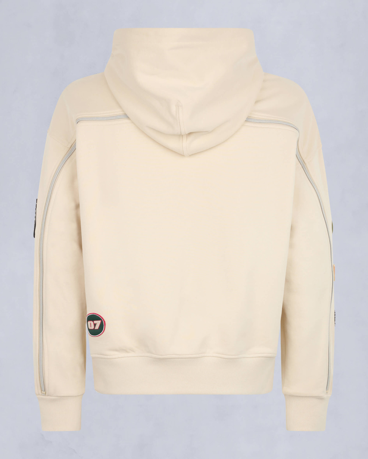 Moose Knuckles Mens Impact Pullover Hoodie Bone M15MS627H Detail2