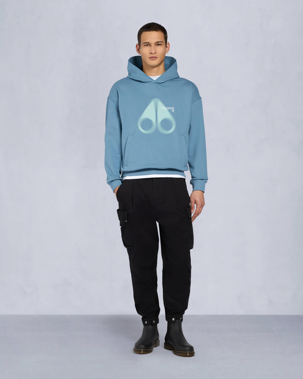 Moose Knuckles - M15MS653 - Maurice Pullover Hoodie - MENS - SEA - Front Category
