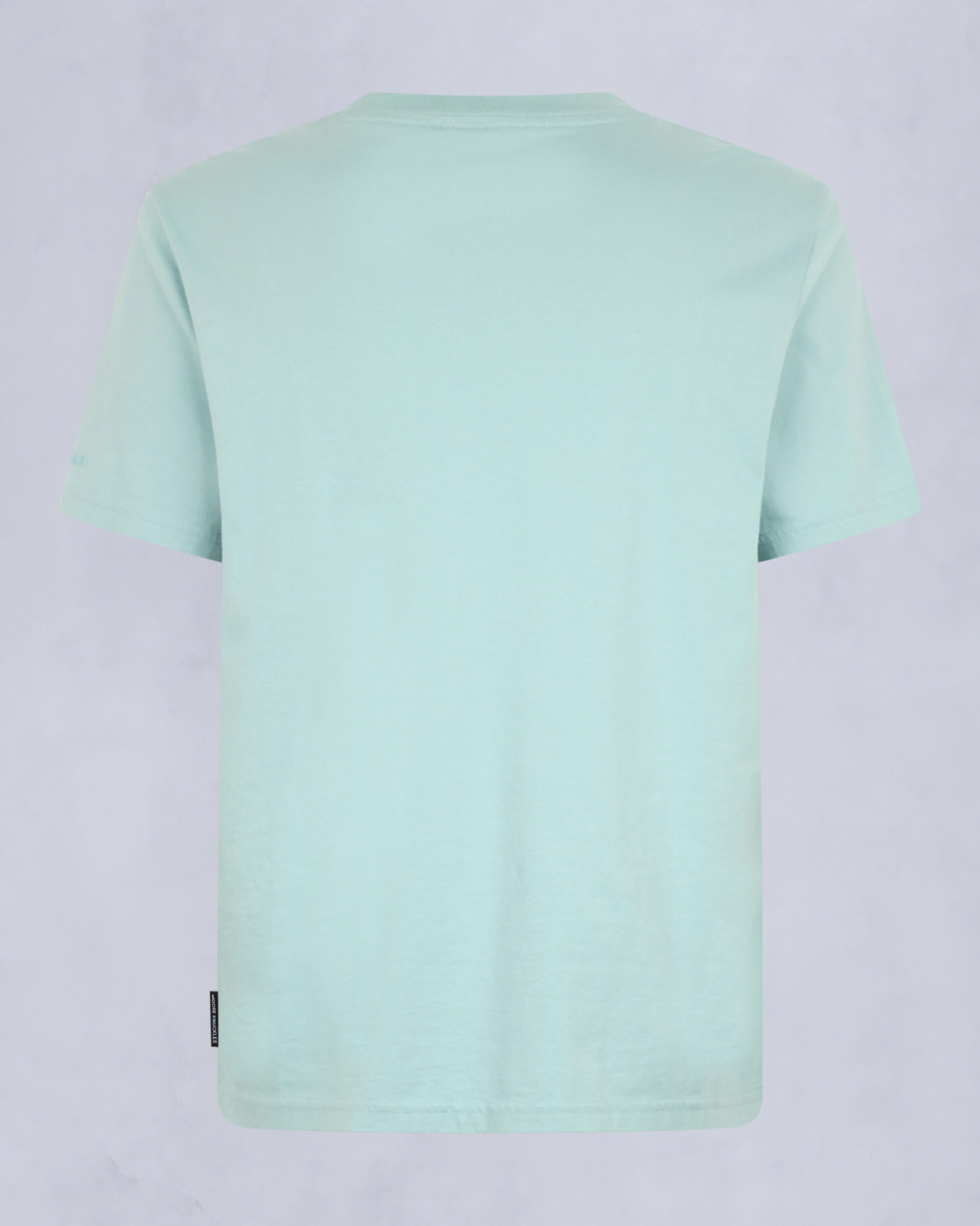 Moose Knuckles Mens Augustine T-Shirt TIDE W/BONE M15MT717 Detail2