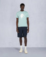 Moose Knuckles Mens Augustine T-Shirt TIDE W/BONE M15MT717 Front Category