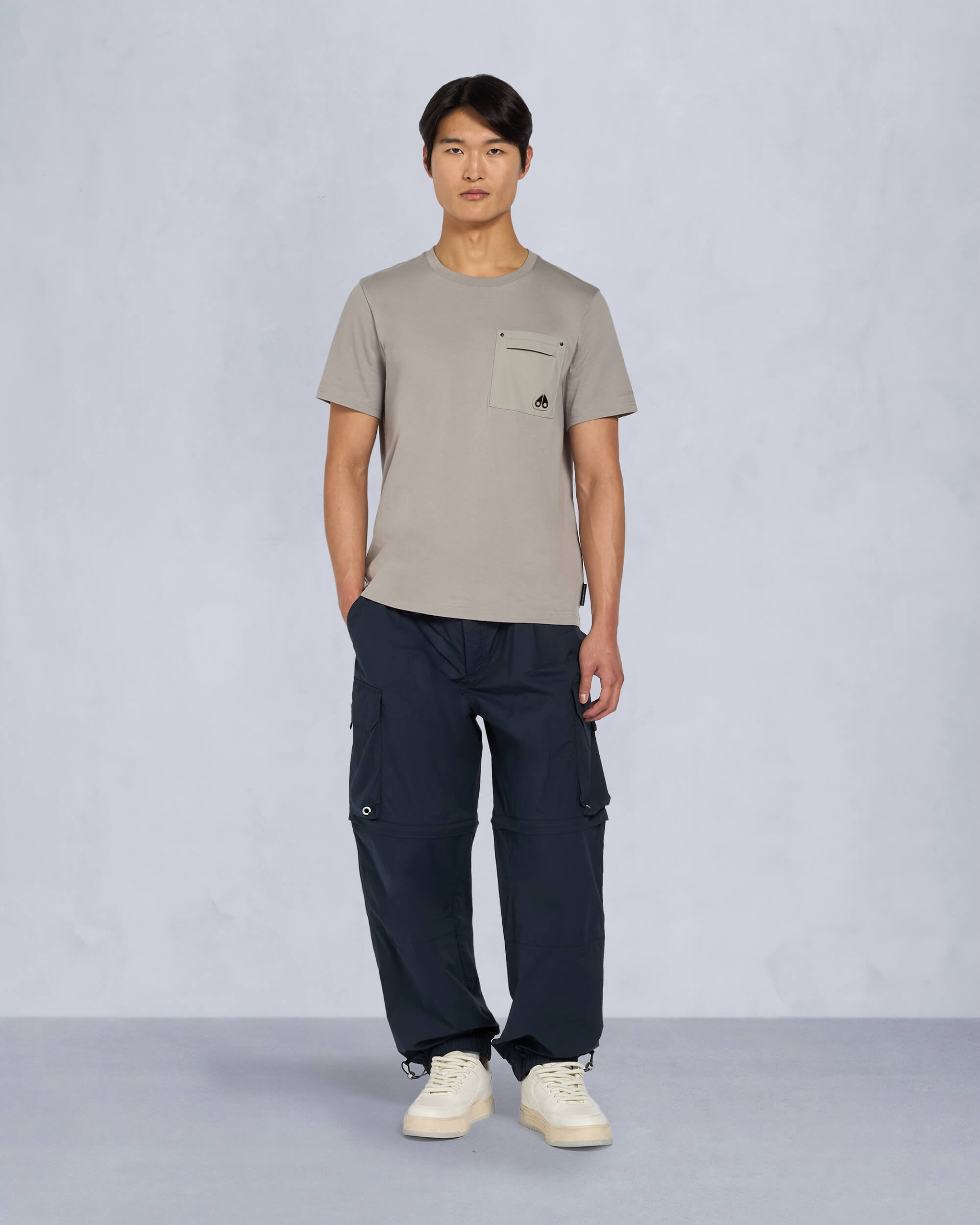 Moose Knuckles Mens Dalon T-Shirt Dusk M15MT733 Front Category