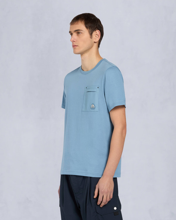 Moose Knuckles - M15MT733 - Dalon T-Shirt - MENS - SEA - Front