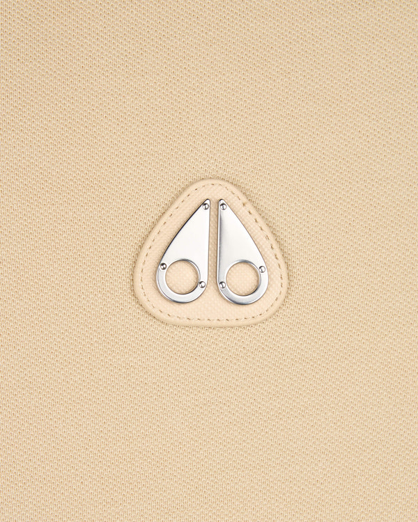 Moose Knuckles Mens Hadley Polo TANNED M15MT741 Detail1