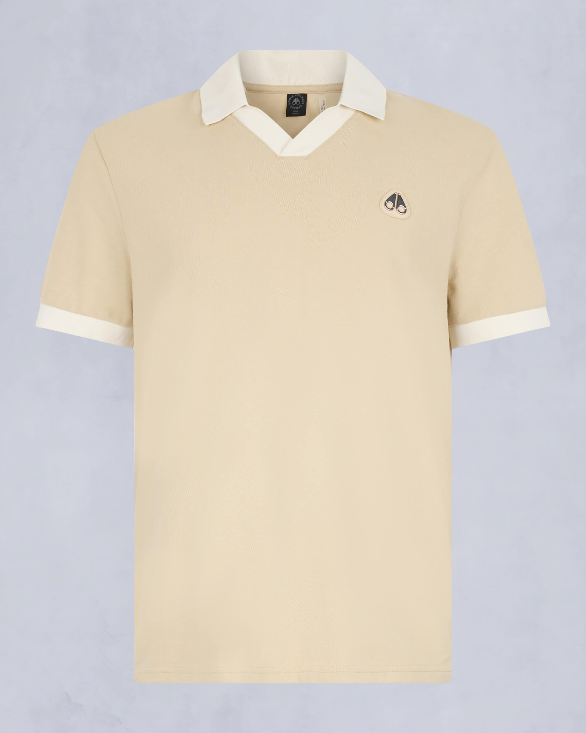 Moose Knuckles Mens Hadley Polo TANNED M15MT741 - GM