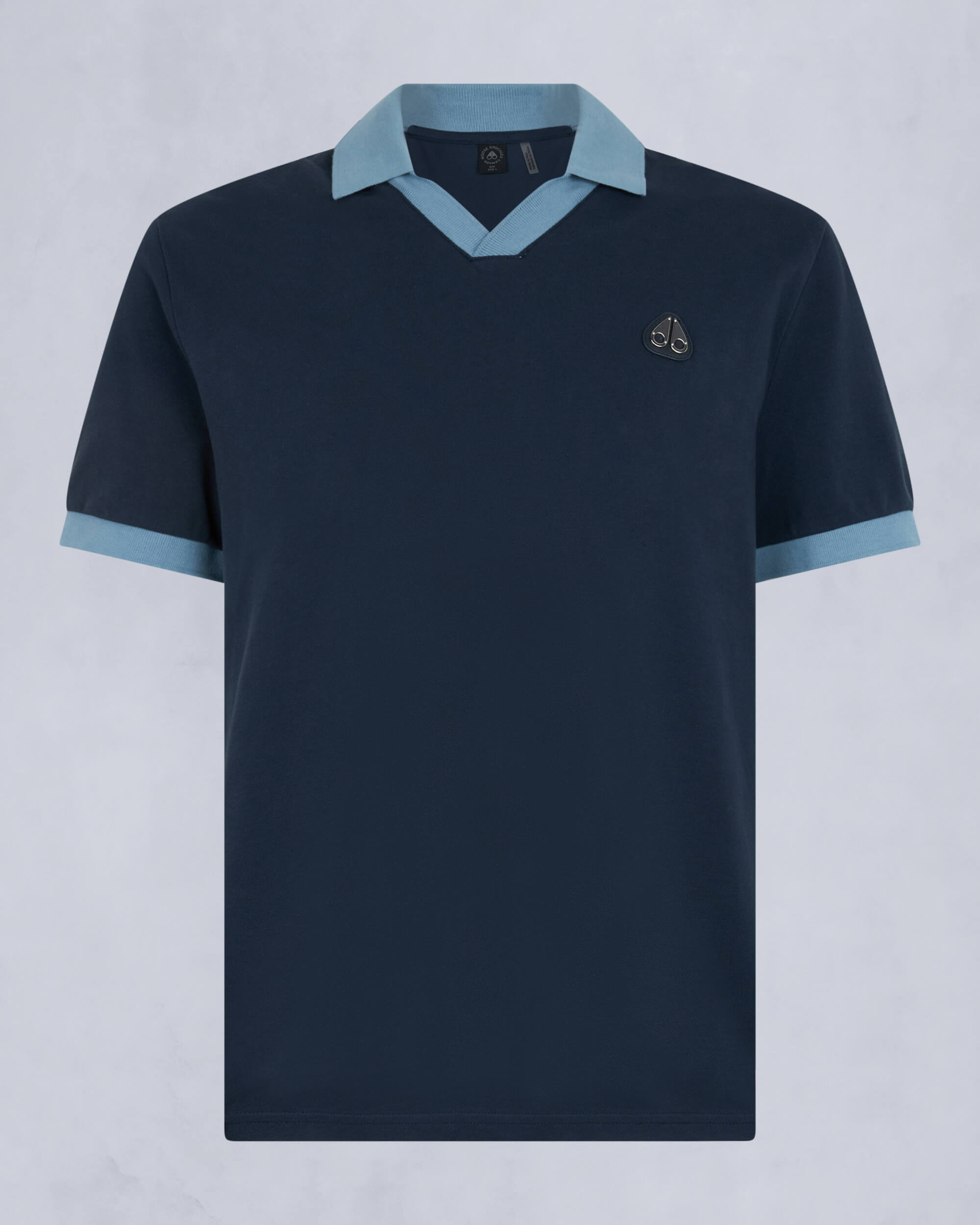 Moose Knuckles Mens Hadley Polo Navy M15MT741 - GM
