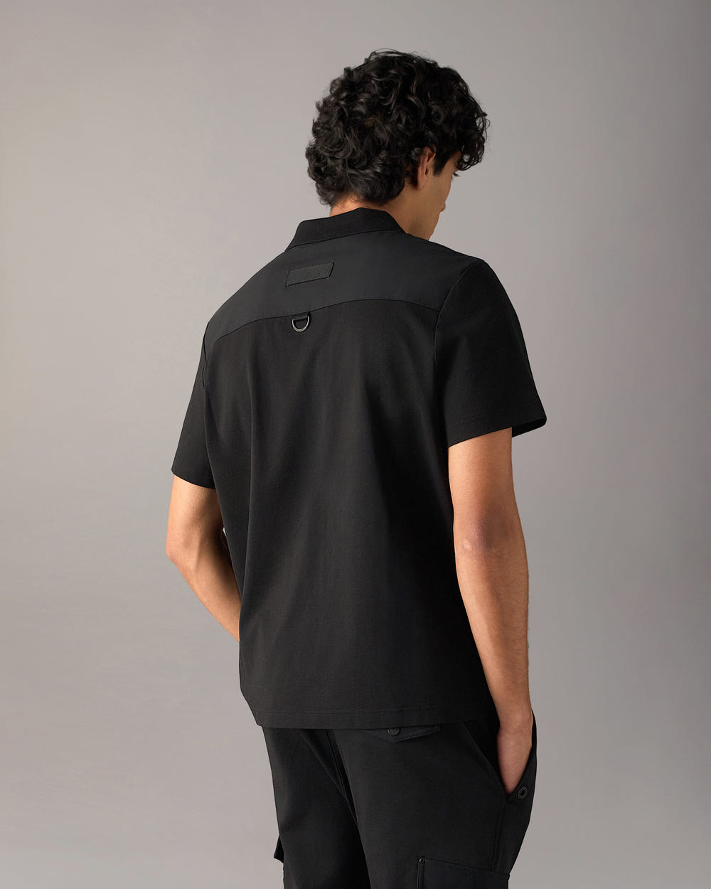 Moose Knuckles - M15MT755 - Dalon Polo - MENS - Black - Back