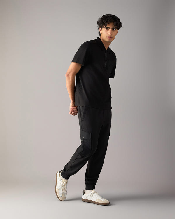 Moose Knuckles - M15MT755 - Dalon Polo - MENS - Black - Front