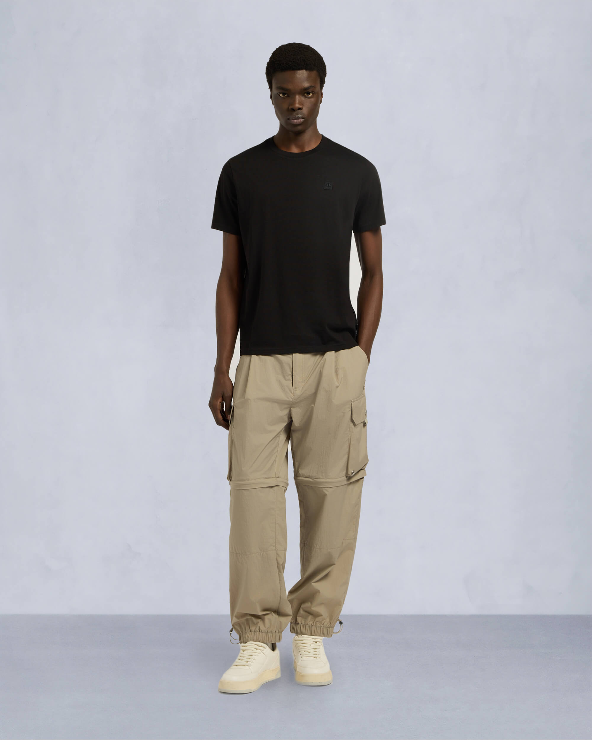 Moose Knuckles - M15MT759 - Duluth T-Shirt - MENS - Black - Front Category