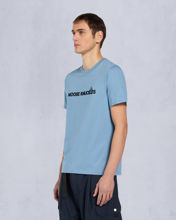 Moose Knuckles - M15MT760 - Conway T-Shirt - MENS - SEA - Front