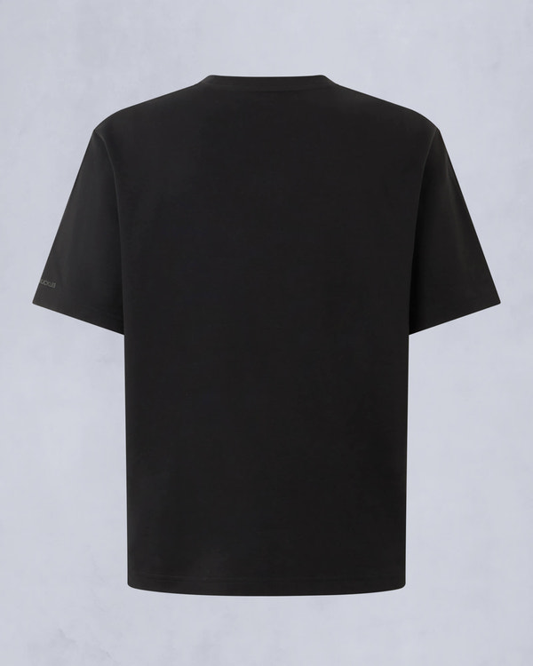 Moose Knuckles Mens Pine Ave T-Shirt Black M15MT761 Detail2