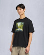 Moose Knuckles Mens Pine Ave T-Shirt Black M15MT761 Front