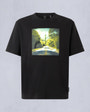 Moose Knuckles Mens Pine Ave T-Shirt Black M15MT761 - GM