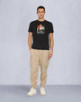 Moose Knuckles Mens Reeves T-Shirt Black M15MT763 Front Category