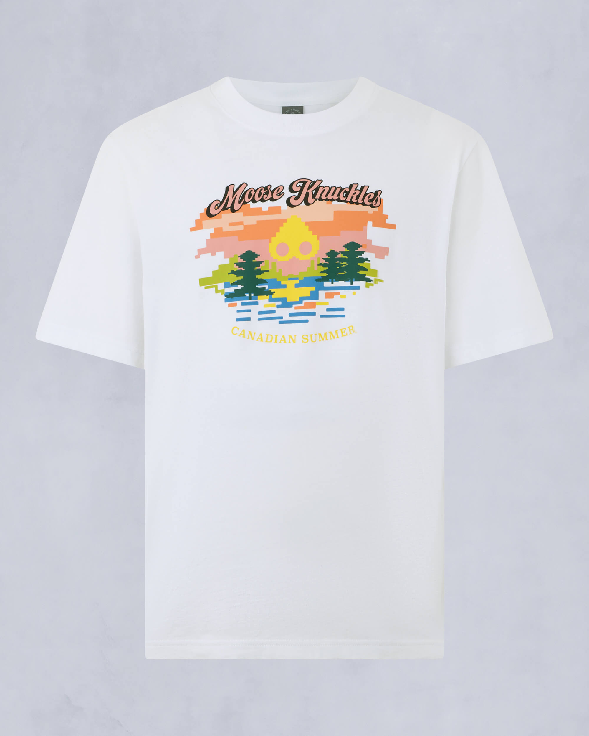 Moose Knuckles Mens Sundown T-Shirt Milky Way M15MT764 - GM