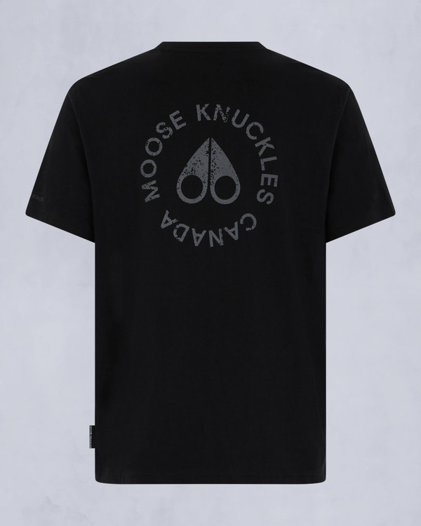 Moose Knuckles - M15MT770 - Off Island T-Shirt - MENS - Black - Detail2