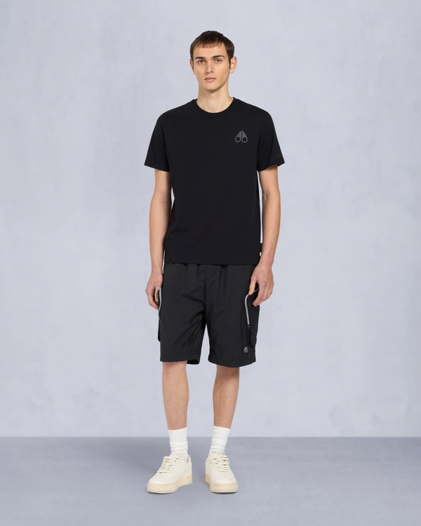 Moose Knuckles - M15MT770 - Off Island T-Shirt - MENS - Black - Front Category