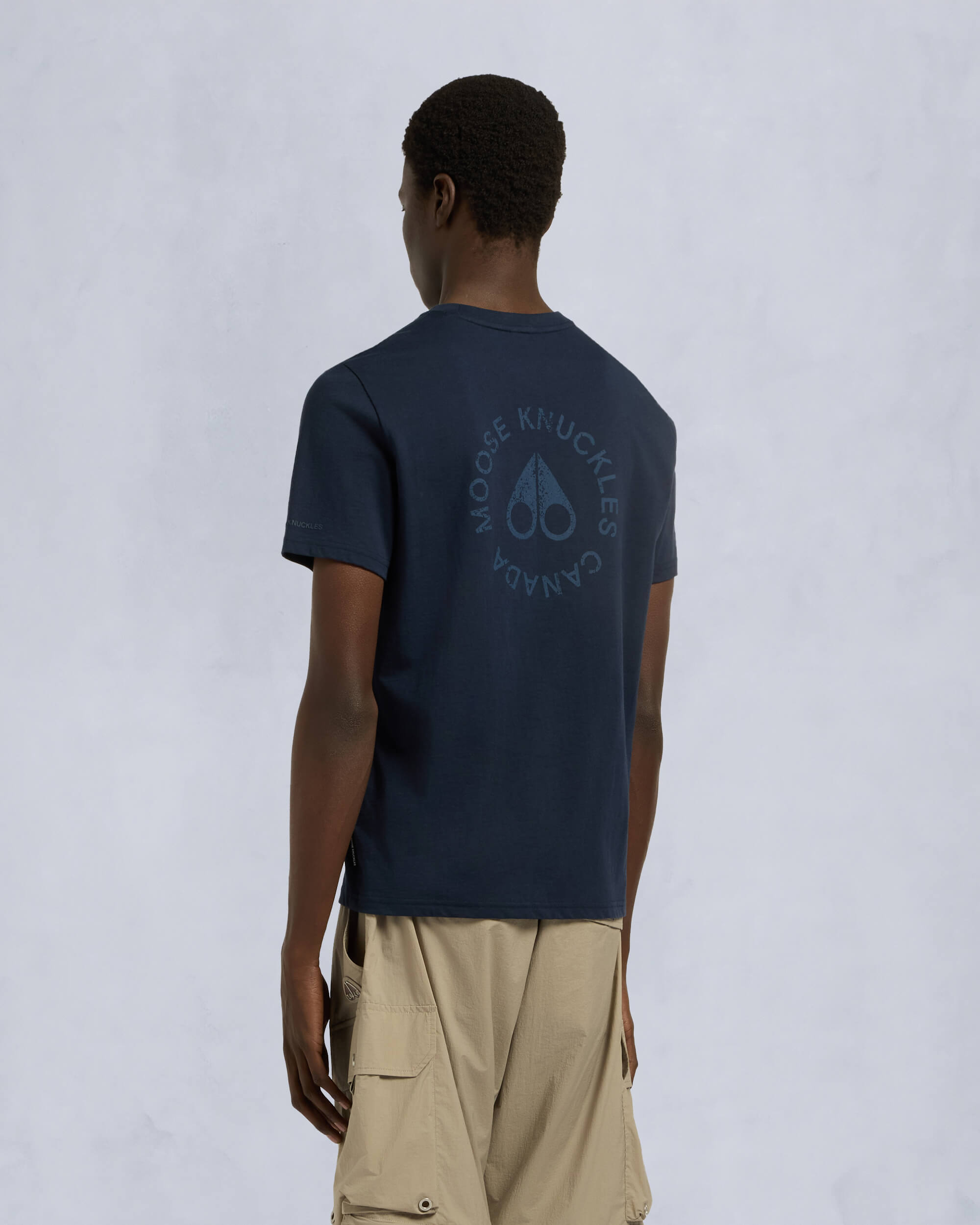 MOOSE KNUCKLES｜ (OFF  T-SHIRT (M15MT770H 1587)) Off Island T-Shirt | Men | Moose Knuckles