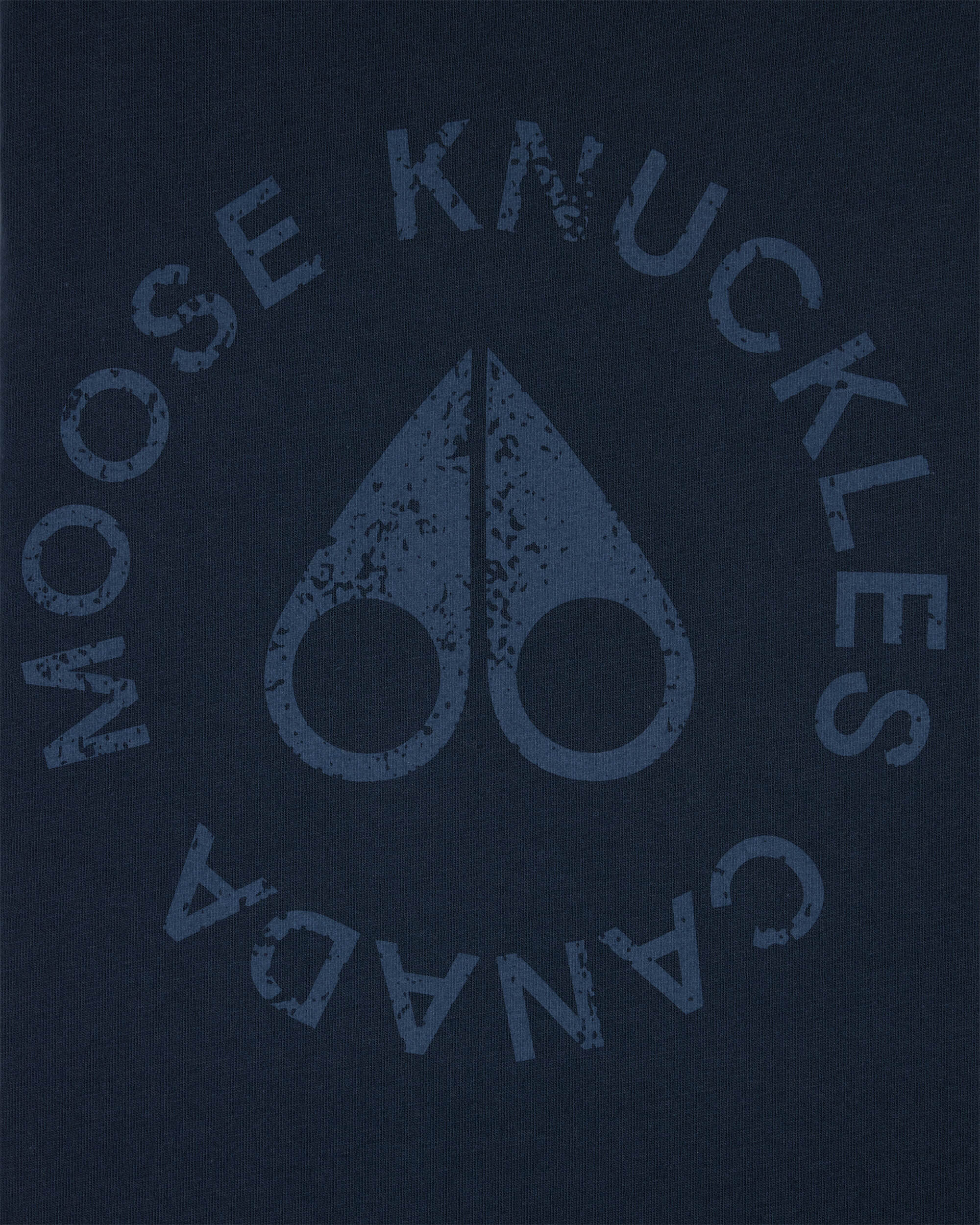 Moose Knuckles Mens Off Island T-Shirt Navy M15MT770 Detail1