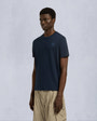 Moose Knuckles Mens Off Island T-Shirt Navy M15MT770 Front