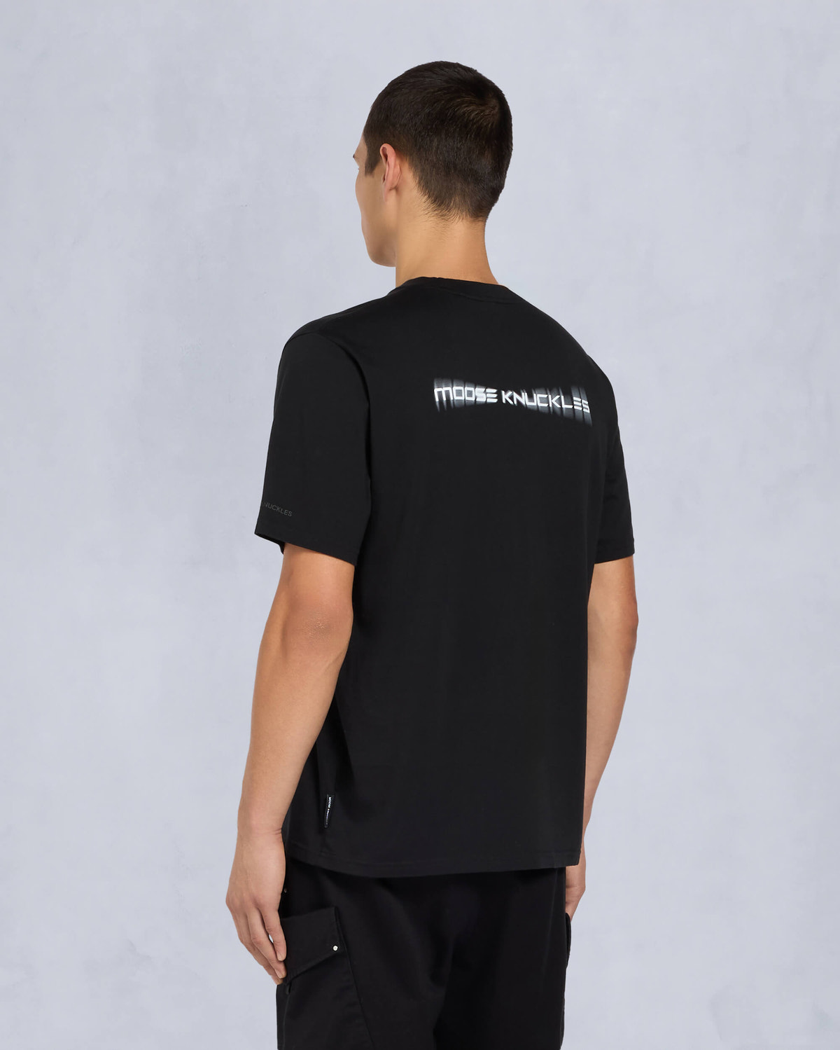 Moose Knuckles Mens Maurice T-Shirt Black M15MT776 Back