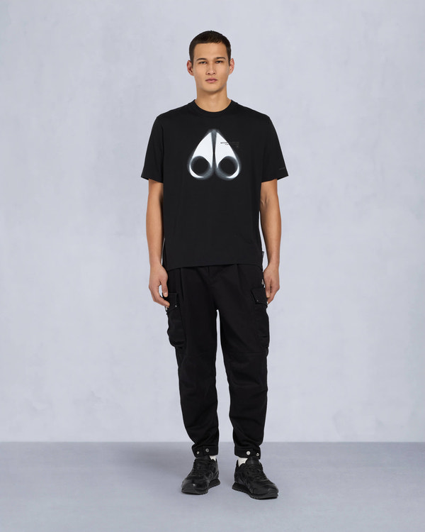 Moose Knuckles Mens Maurice T-Shirt Black M15MT776 Front Category