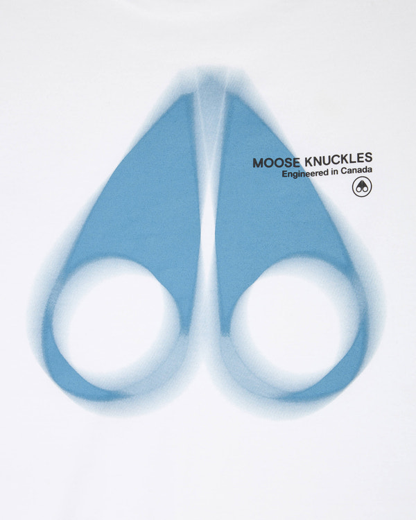 Moose Knuckles Mens Maurice T-Shirt Milky Way M15MT776 Detail1