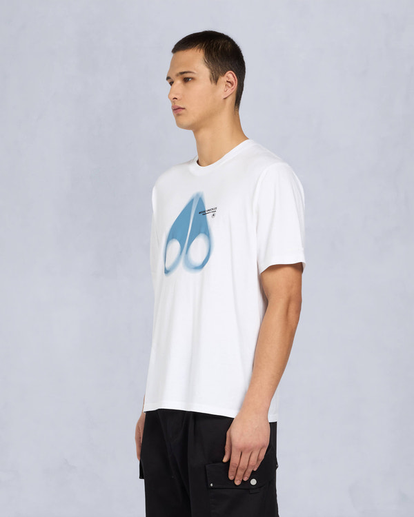 Moose Knuckles Mens Maurice T-Shirt Milky Way M15MT776 Front