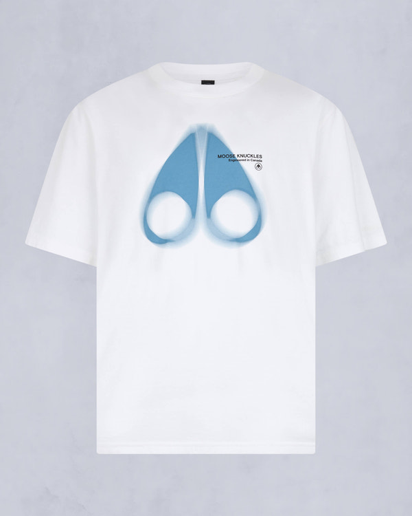 Moose Knuckles Mens Maurice T-Shirt Milky Way M15MT776 - GM