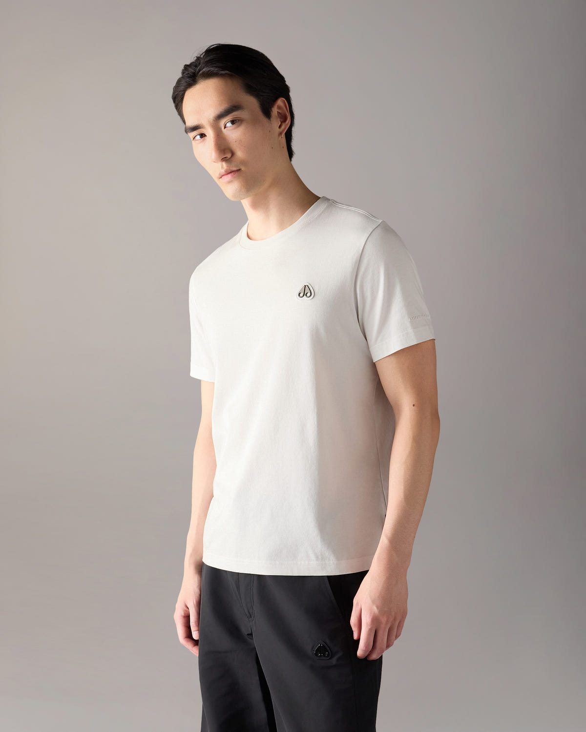 Moose Knuckles - M15MT777 - Crescent T-Shirt - MENS - White - Front Category