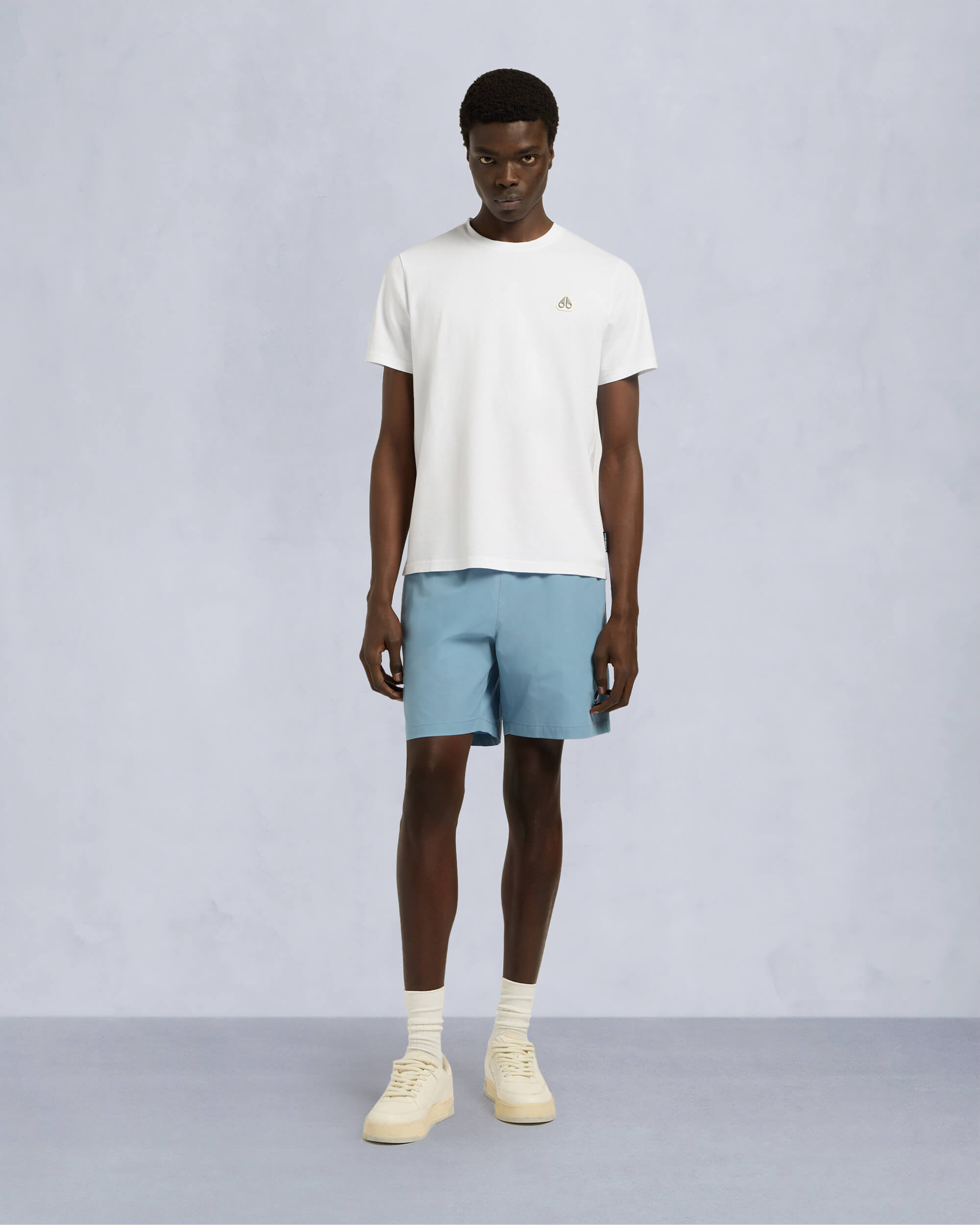 Moose Knuckles - M15MT777 - Crescent T-Shirt - MENS - White - Front Category