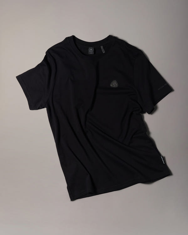 Moose Knuckles - M15MT777 - Crescent T-Shirt - MENS - Black - GM